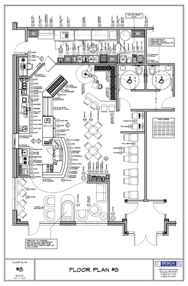 Coffeeshop Floor-Plan